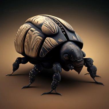 3D model Cnemotrupes blackburni (STL)